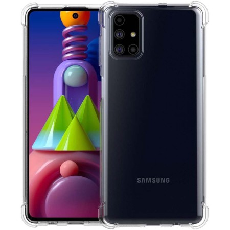 Funda Gel Tpu Anti-Shock Transparente para Samsung Galaxy M51