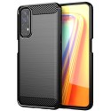 Funda Gel Tpu Tipo Carbon Negra para Realme 7