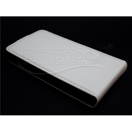 Funda Piel Premium Ultra-Slim Lg Optimus L7 II P710 Blanca