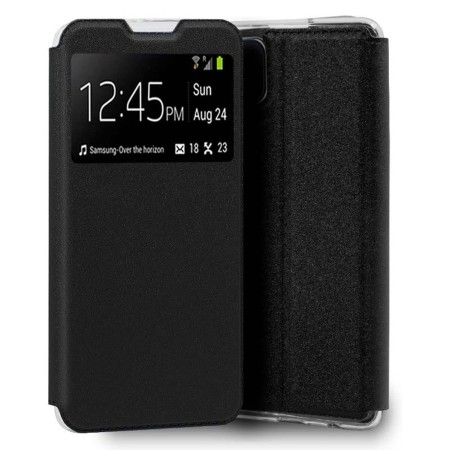 Funda Libro Soporte con Ventana para Oppo Reno 4Z 5G Color Negra