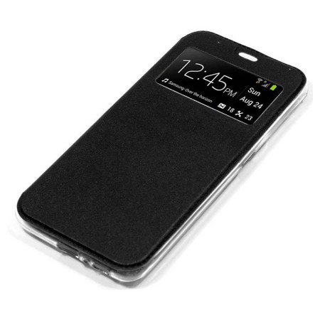 Funda Libro Soporte con Ventana para Realme 7 Color Negra