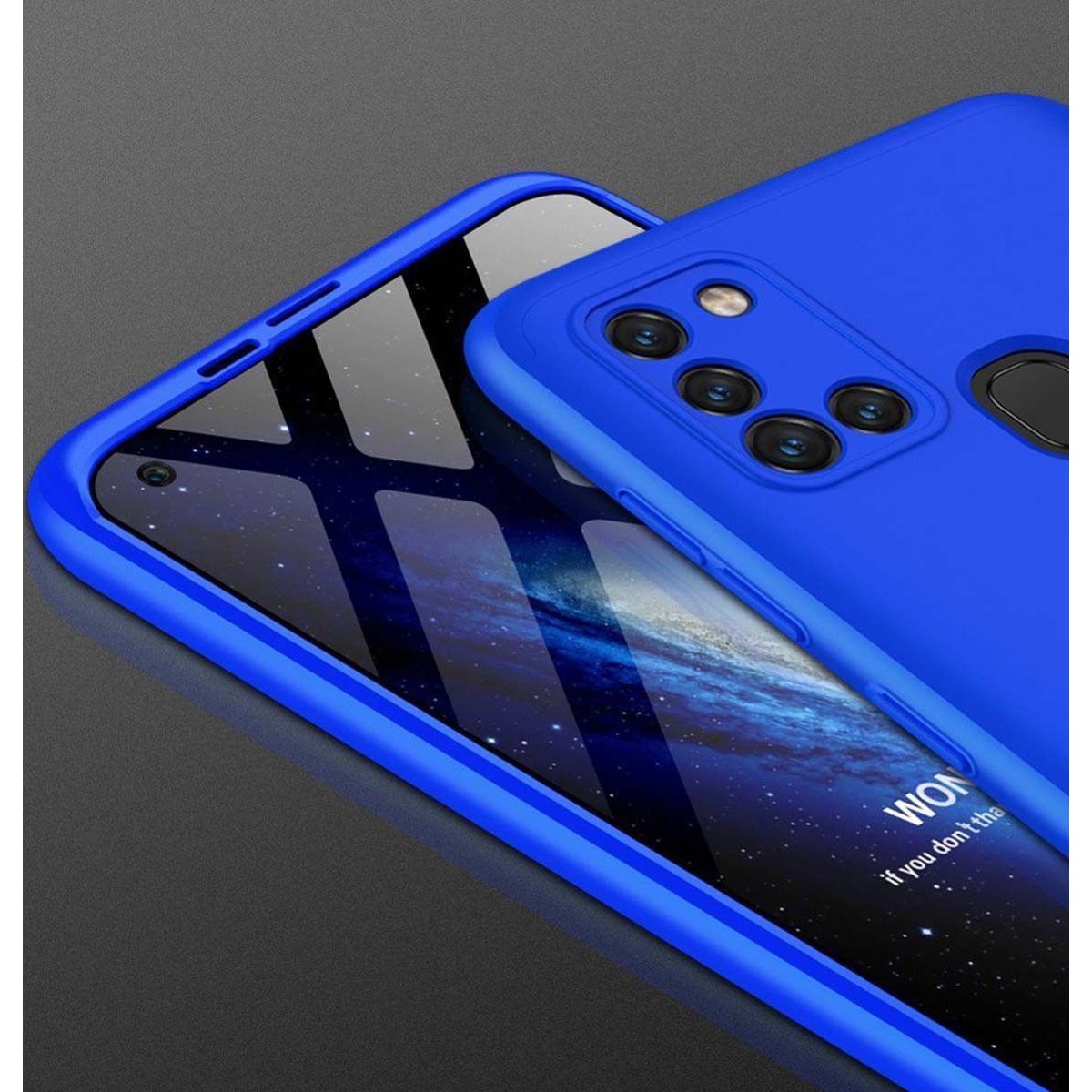 Funda Carcasa GKK 360 para Samsung Galaxy A21S  color Azul