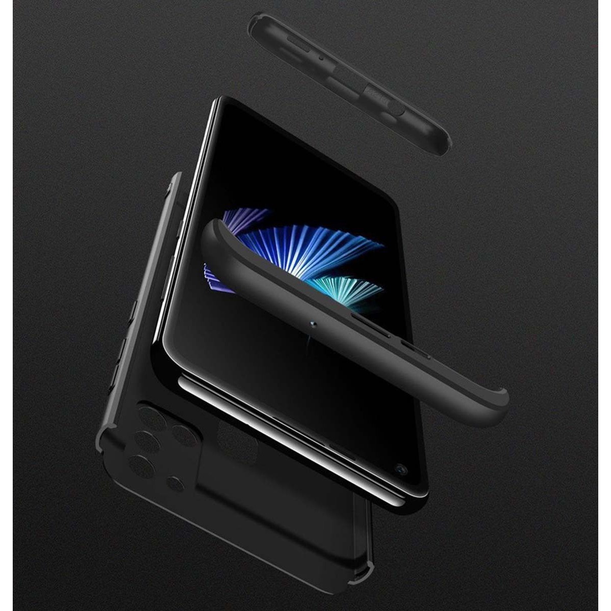 Funda Carcasa GKK 360 para Samsung Galaxy A21S color Negra