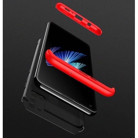 Funda Carcasa GKK 360 para Samsung Galaxy A21S  color Negra / Roja