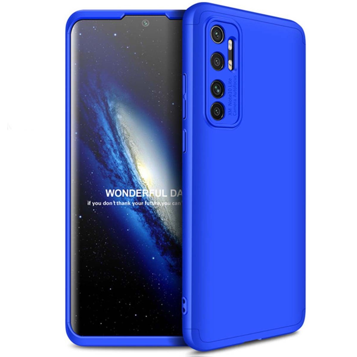 Funda Carcasa GKK 360 para Xiaomi Mi Note 10 Lite  color Azul