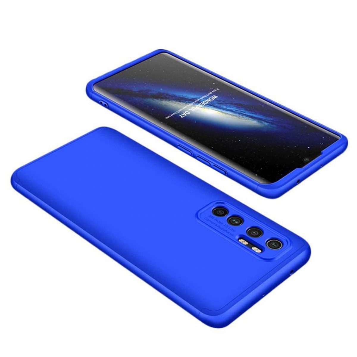 Funda Carcasa GKK 360 para Xiaomi Mi Note 10 Lite  color Azul