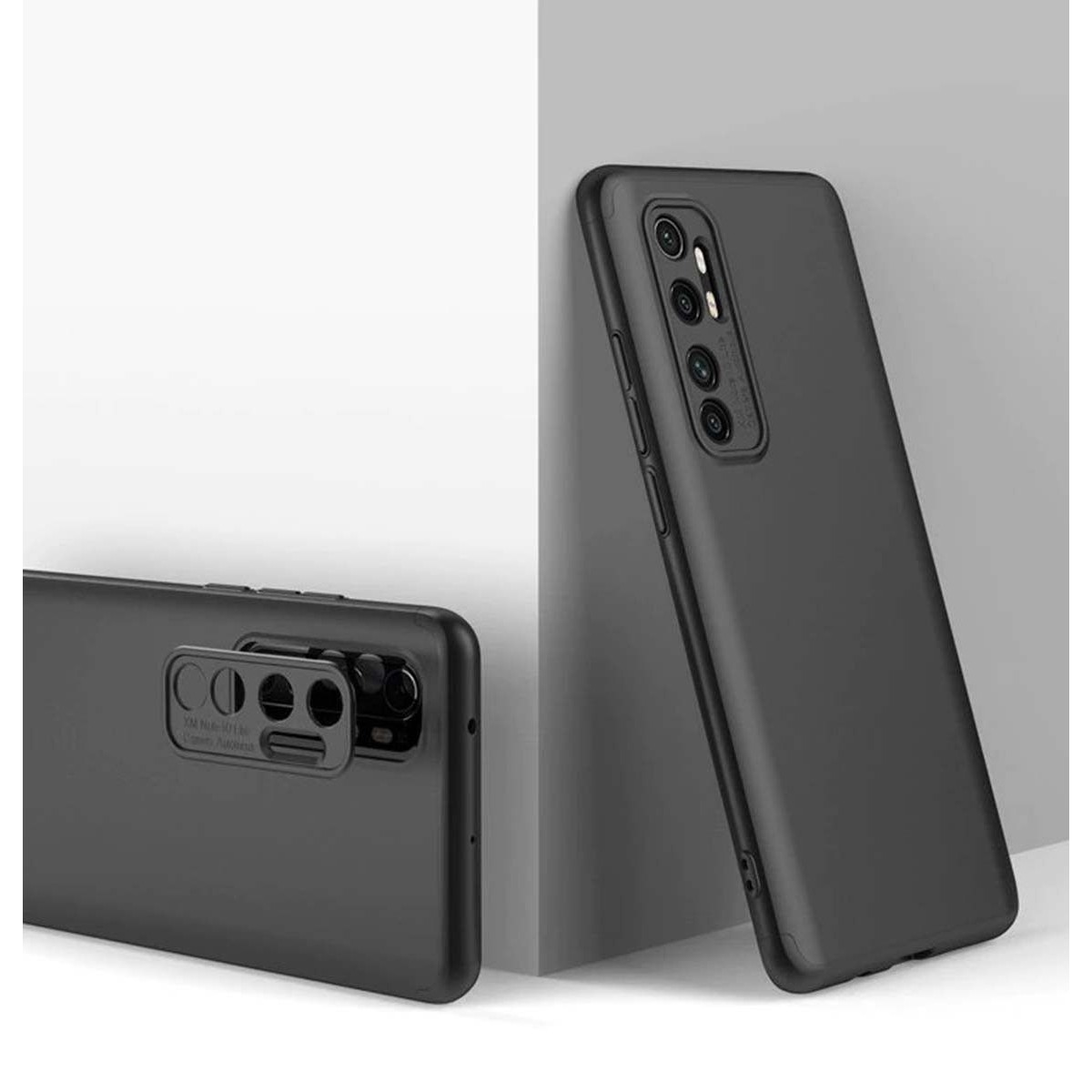 Funda Carcasa GKK 360 para Xiaomi Mi Note 10 Lite  color Negra