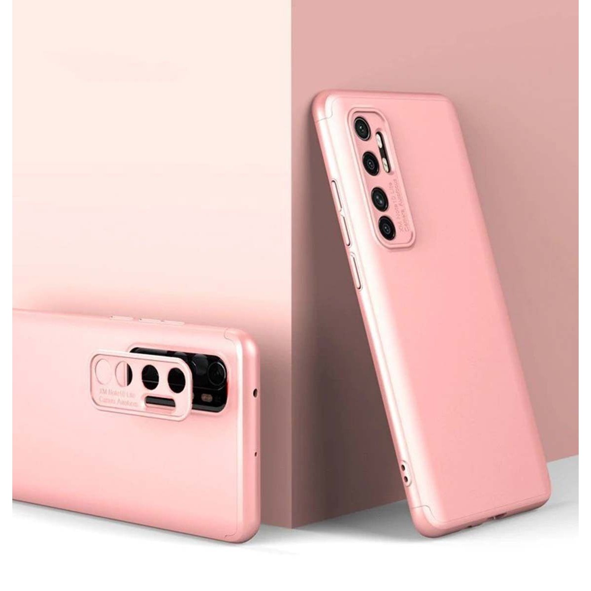 Funda Carcasa GKK 360 para Xiaomi Mi Note 10 Lite  color Rosa
