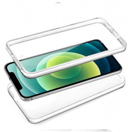Funda Completa Transparente Pc + Tpu Full Body 360 para Iphone 12 Mini (5.4)