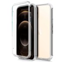 Funda Completa Transparente Pc + Tpu Full Body 360 para Iphone 12 Pro Max (6.7)