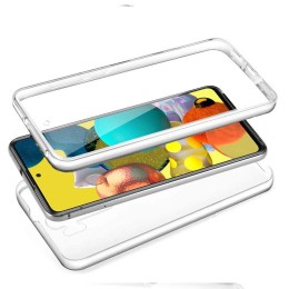 Funda Completa Transparente Pc + Tpu Full Body 360 para Samsung Galaxy A51 5G 2