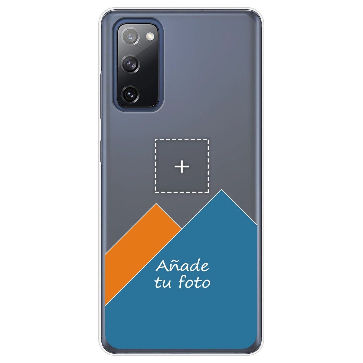 Personaliza tu Funda Gel Silicona Transparente con tu Fotografia para Samsung Galaxy S20 FE dibujo personalizada