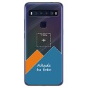 Personaliza tu Funda Gel Silicona Transparente con tu Fotografia para TCL 10L dibujo personalizada