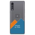 Personaliza tu Funda Gel Silicona Transparente con tu Fotografia para Lg Velvet 5G dibujo personalizada