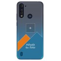 Personaliza tu Funda Gel Silicona Transparente con tu Fotografia para Motorola Moto G8 Power Lite dibujo personalizada