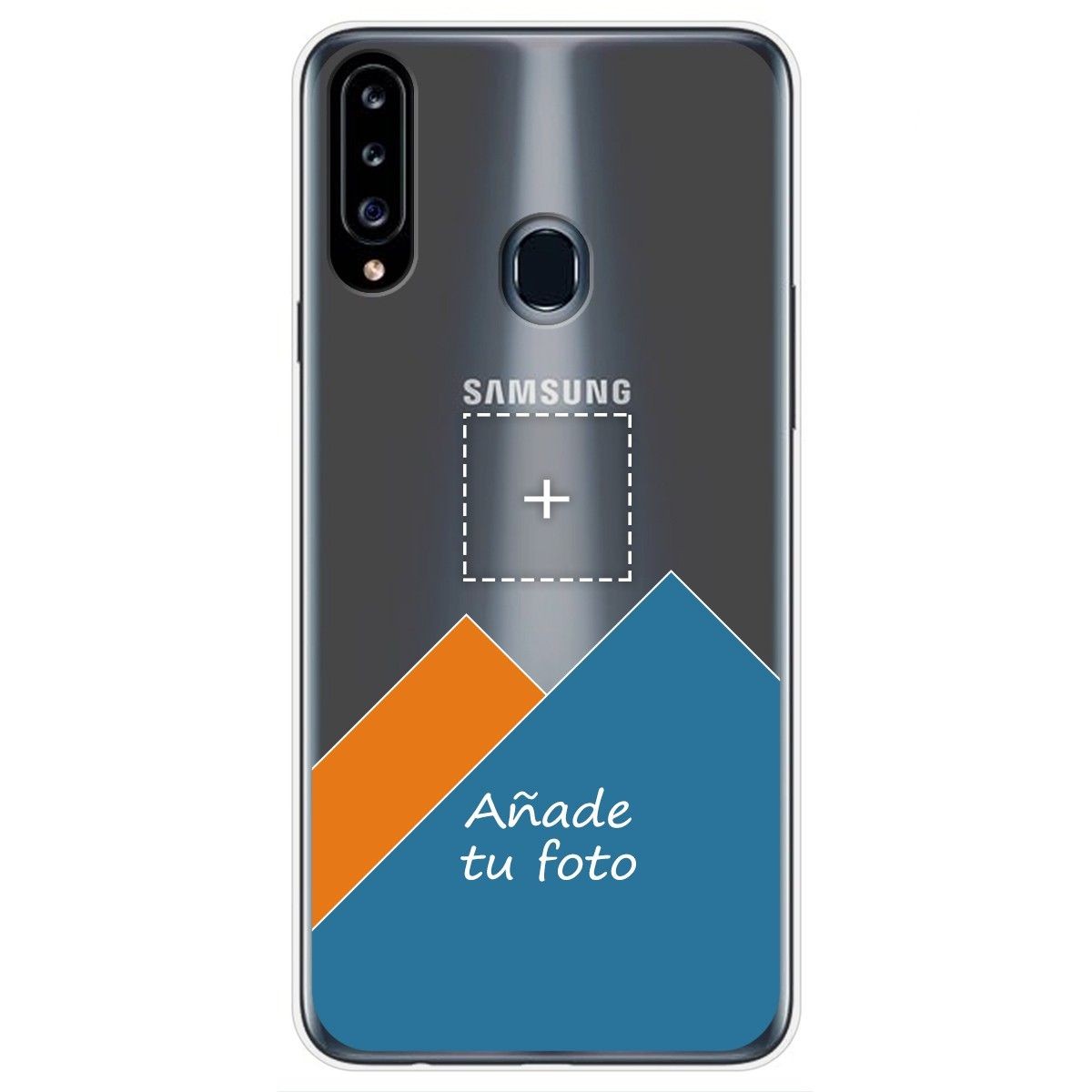 Personaliza tu Funda Pc + Tpu 360 con tu Fotografia para Samsung Galaxy A20s dibujo personalizada
