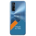Personaliza tu Funda Gel Silicona Transparente con tu Fotografia para Realme 7 dibujo personalizada