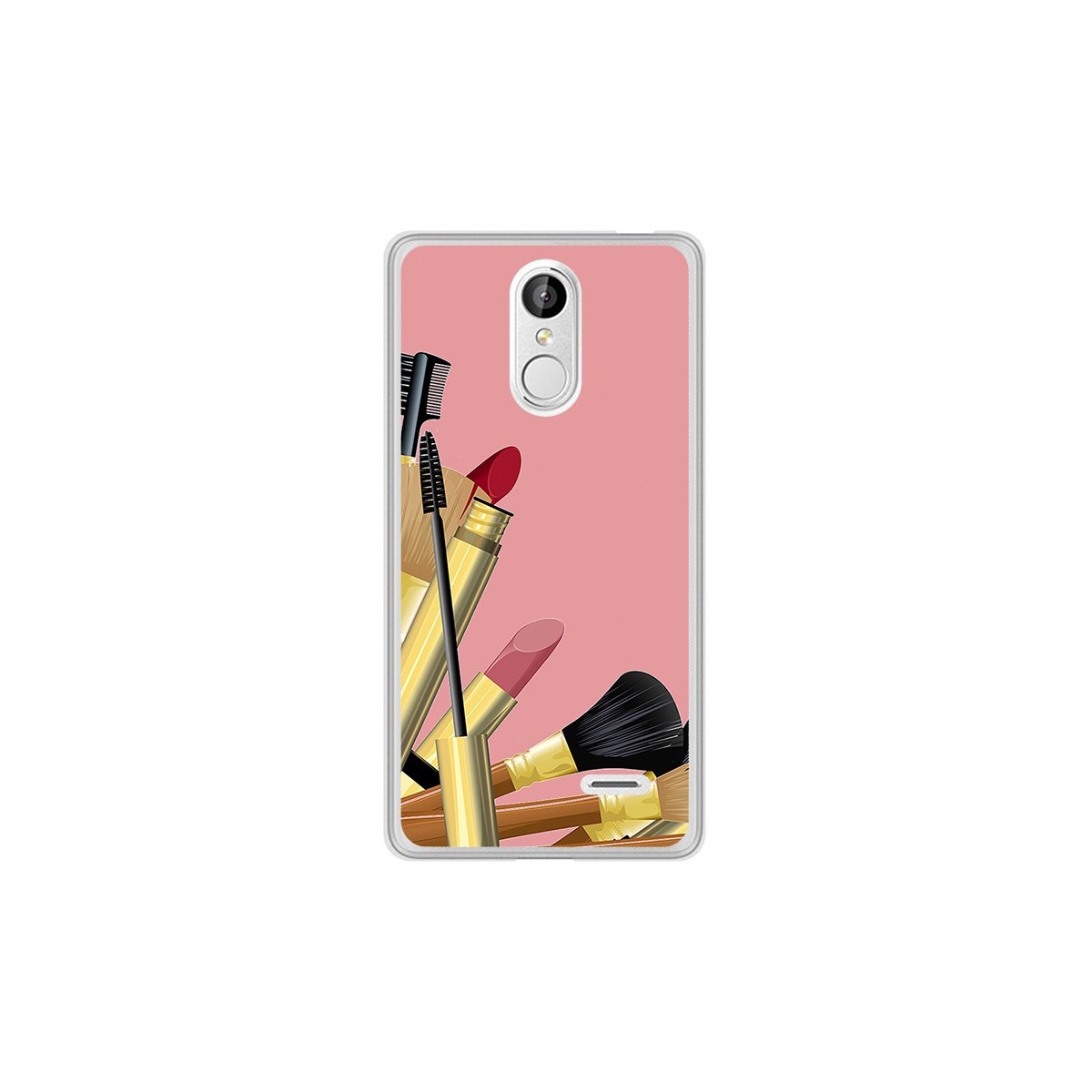 Funda Gel Tpu para Leagoo M5 Diseño Brochas Dibujos