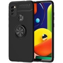 Funda Magnetica Soporte con Anillo Giratorio 360 para Samsung Galaxy M51 Negra