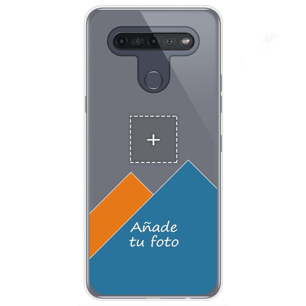 Personaliza tu Funda Pc + Tpu 360 con tu Fotografia para Lg K51s dibujo personalizada