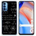 Funda Gel Tpu para Oppo Reno 4 5G diseño Formulas Dibujos