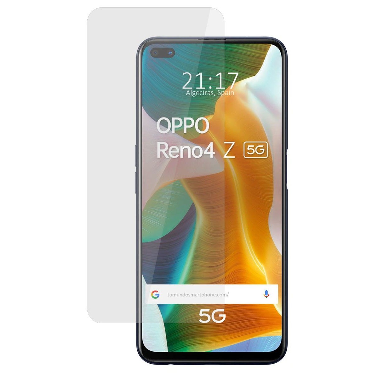 Protector Cristal Templado para Oppo Reno 4Z 5G Vidrio