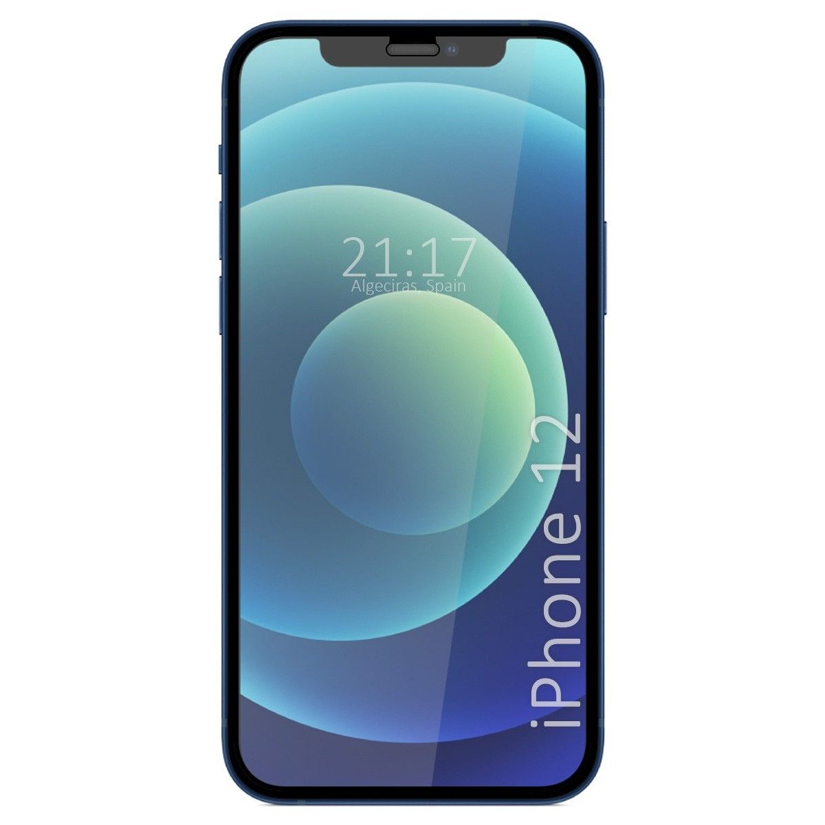 Protector Cristal Templado Completo 5D Full Glue Negro para Iphone 12 / 12 Pro (6.1) Vidrio