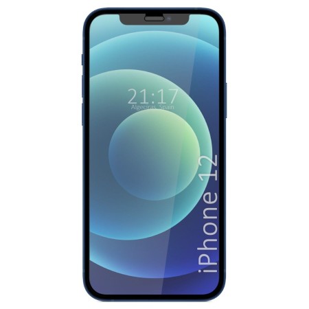 Protector Cristal Templado Completo 5D Full Glue Negro para Iphone 12 / 12 Pro (6.1) Vidrio