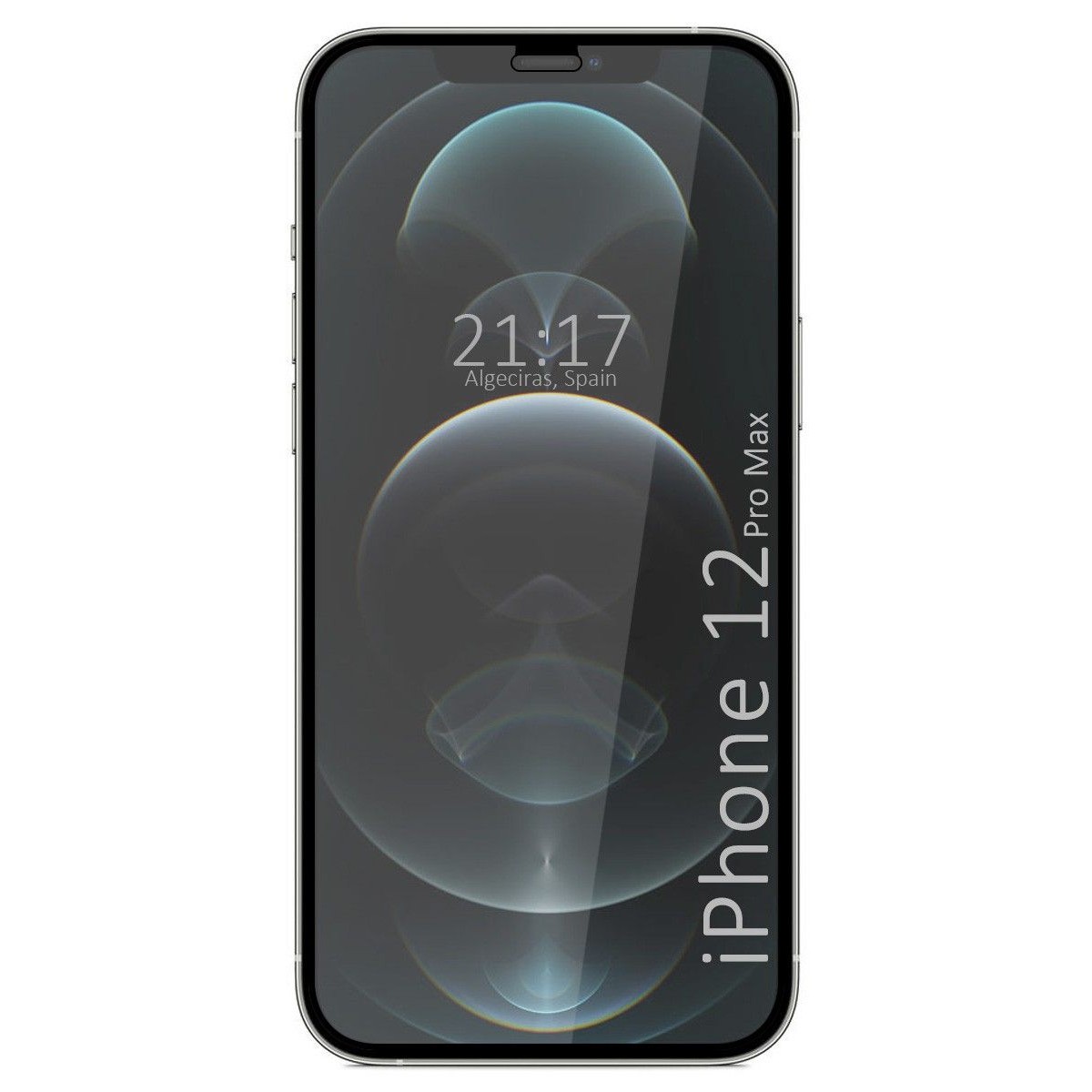 Protector Cristal Templado Completo 5D Full Glue Negro para Iphone 12 Pro Max (6.7) Vidrio