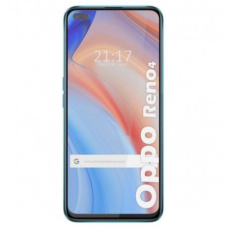 Protector Cristal Templado Completo 5D Full Glue Negro para Oppo Reno 4 5G Vidrio
