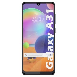 Protector Cristal Templado Completo 5D Full Glue Negro para Samsung Galaxy A31 Vidrio 2