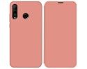 Funda Silicona Líquida con Tapa para Huawei P30 Lite color Rosa Pastel