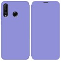 Funda Silicona Líquida con Tapa para Huawei P30 Lite color Morado Pastel