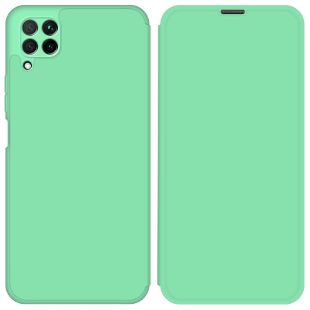 Funda Silicona Líquida con Tapa para Huawei P40 Lite color Verde Pastel
