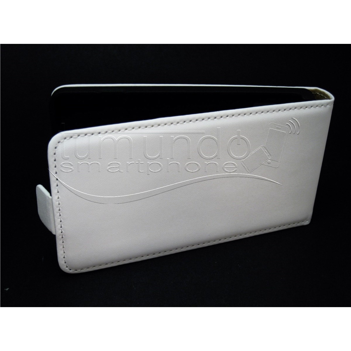 Funda Piel Premium Ultra-Slim Lg Optimus L7 II P710 Blanca