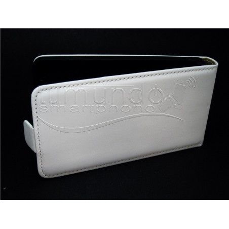 Funda Piel Premium Ultra-Slim Lg Optimus L7 II P710 Blanca