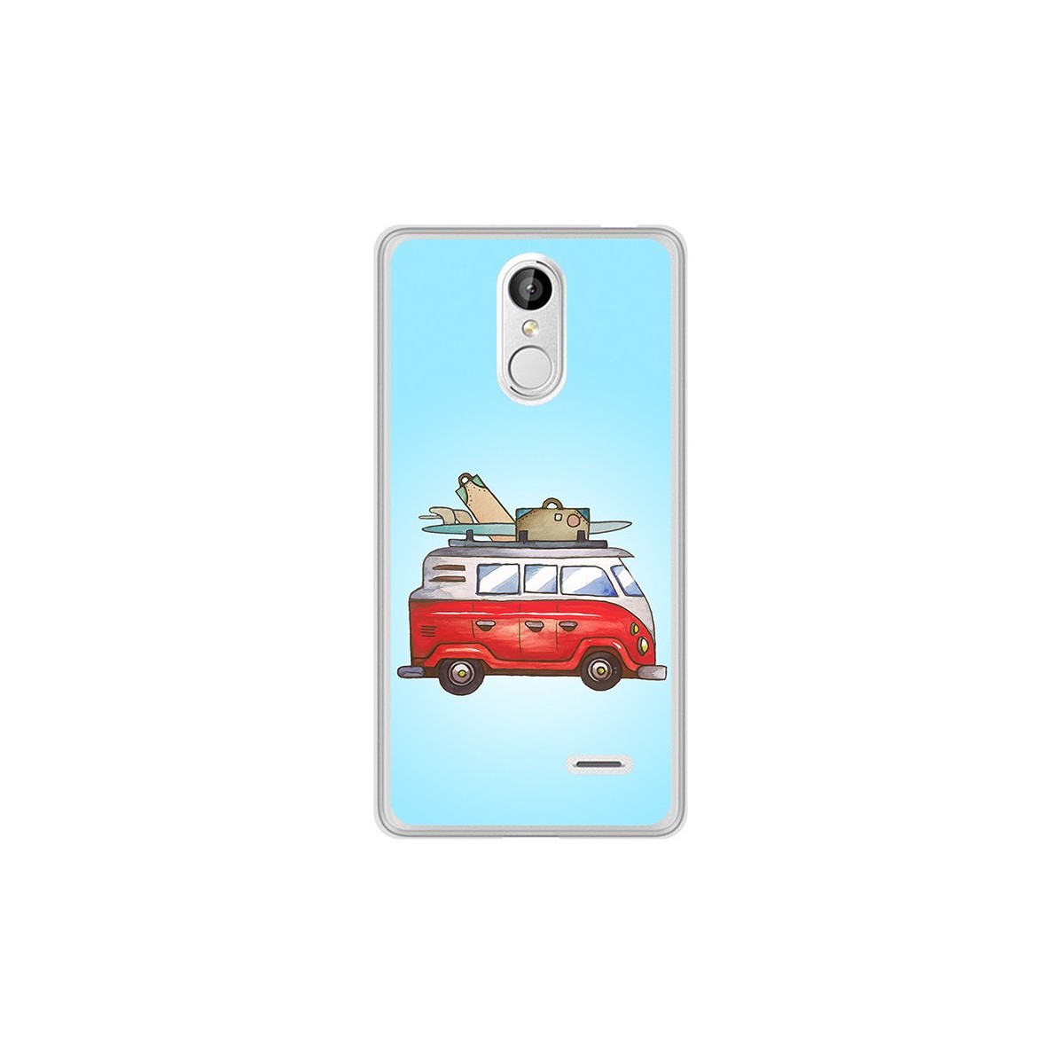 Funda Gel Tpu para Leagoo M5 Diseño Furgoneta Dibujos