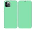 Funda Silicona Líquida con Tapa para Iphone 12 Pro Max (6.7) color Verde Pastel