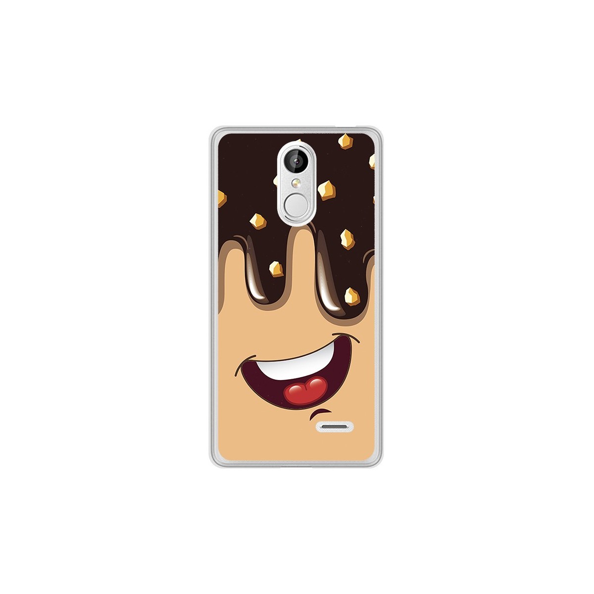 Funda Gel Tpu para Leagoo M5 Diseño Helado Chocolate Dibujos