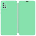 Funda Silicona Líquida con Tapa para Samsung Galaxy A51 color Verde Pastel