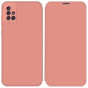 Funda Silicona Líquida con Tapa para Samsung Galaxy A51 color Rosa Pastel