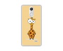 Funda Gel Tpu para Leagoo M5 Diseño Jirafa Dibujos