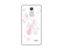 Funda Gel Tpu para Leagoo M5 Diseño Flores Minimal Dibujos