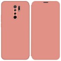 Funda Silicona Líquida con Tapa para Xiaomi Redmi 9 color Rosa Pastel