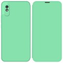 Funda Silicona Líquida con Tapa para Xiaomi Redmi 9A color Verde Pastel