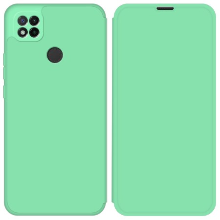 Funda Silicona Líquida con Tapa para Xiaomi Redmi 9C color Verde Pastel