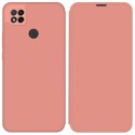 Funda Silicona Líquida con Tapa para Xiaomi Redmi 9C color Rosa Pastel