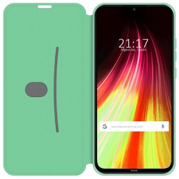 Funda Silicona Líquida con Tapa para Xiaomi Redmi Note 8T color Verde Pastel 2