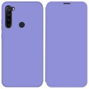 Funda Silicona Líquida con Tapa para Xiaomi Redmi Note 8T color Morado Pastel