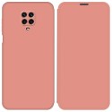 Funda Silicona Líquida con Tapa para Xiaomi Redmi Note 9S / Note 9 Pro color Rosa Pastel